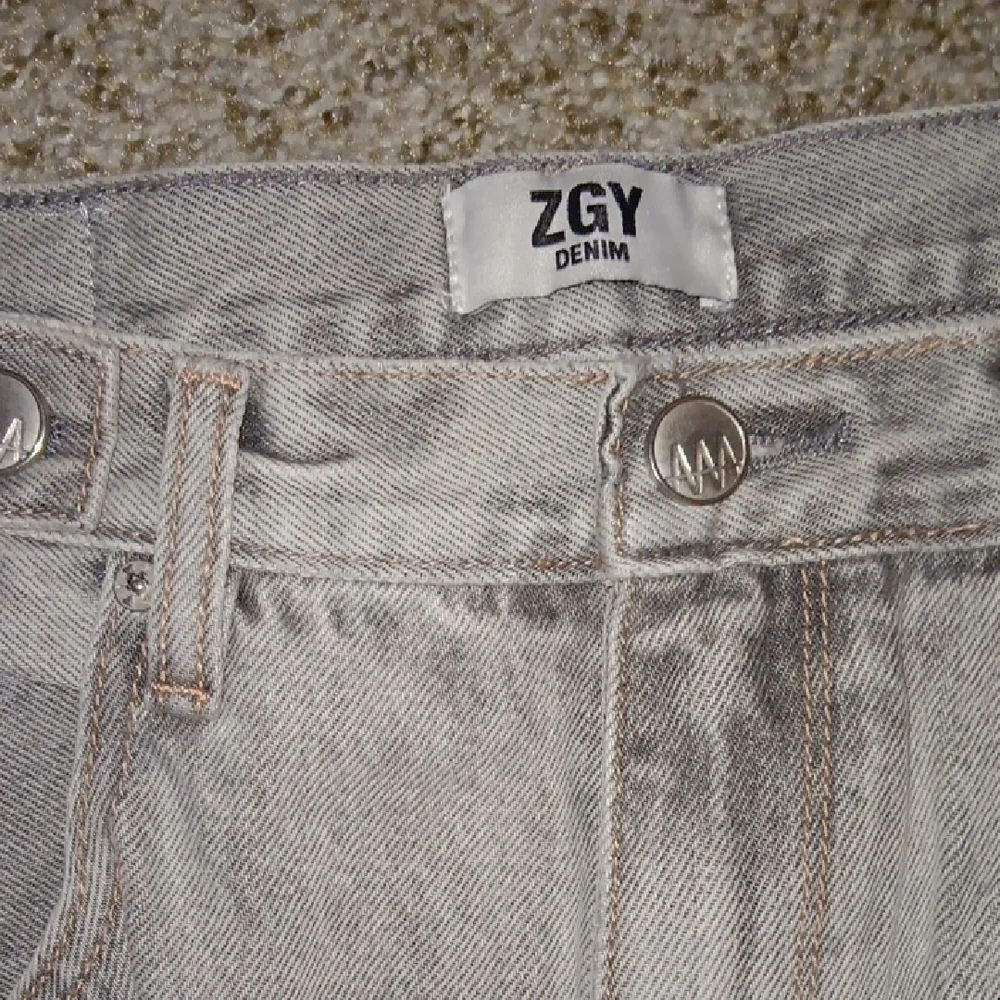 Casual Gray Boyfriend Jeans - Picture 2 of 4